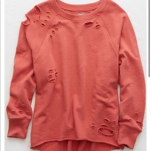 Aerie Distressed Sweater